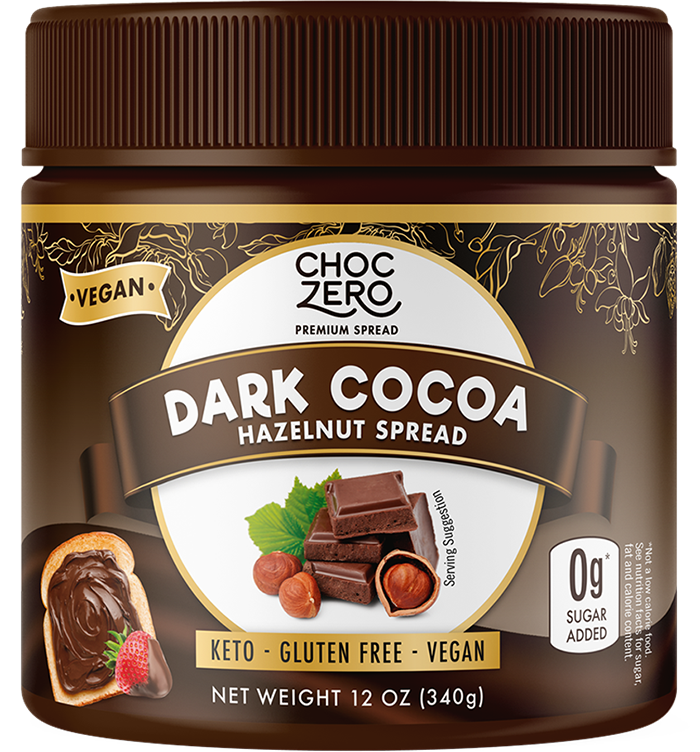 Dark Chocolate Vegan Keto Hazelnut Spread