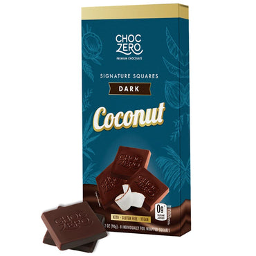 Dark Chocolate Coconut Squares