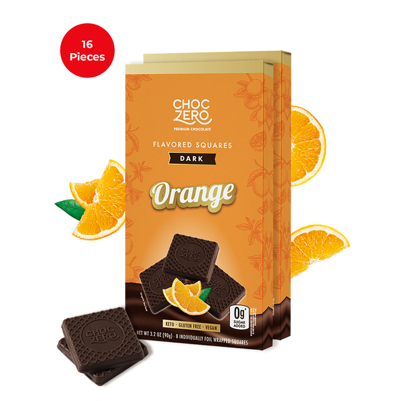 Dark Chocolate Orange Squares