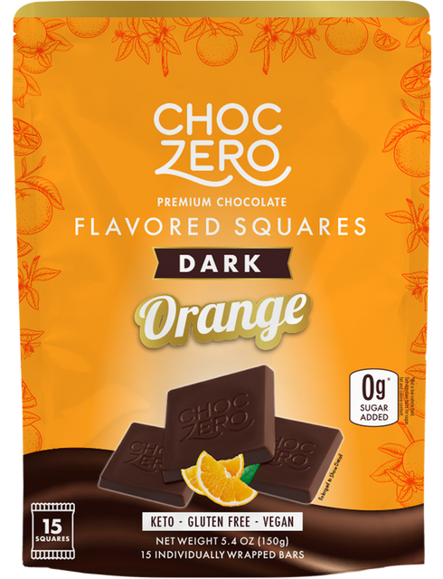 Dark Chocolate Vegan Orange Squares