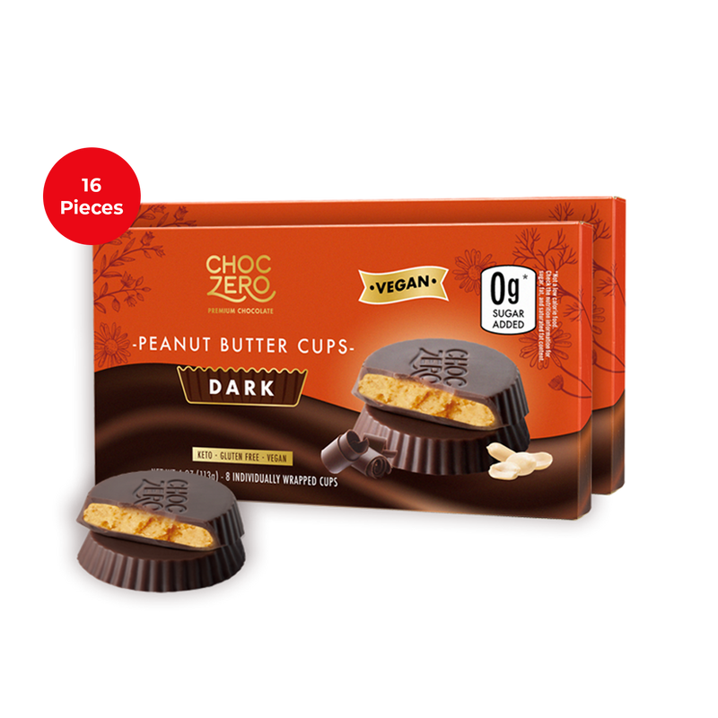 ChocZero Dark Chocolate Vegan Peanut Butter Cups product thumbnail