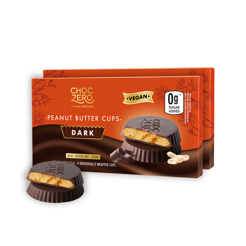Sugar Free Dark Chocolate Peanut Butter Cups - Keto, Low Carb