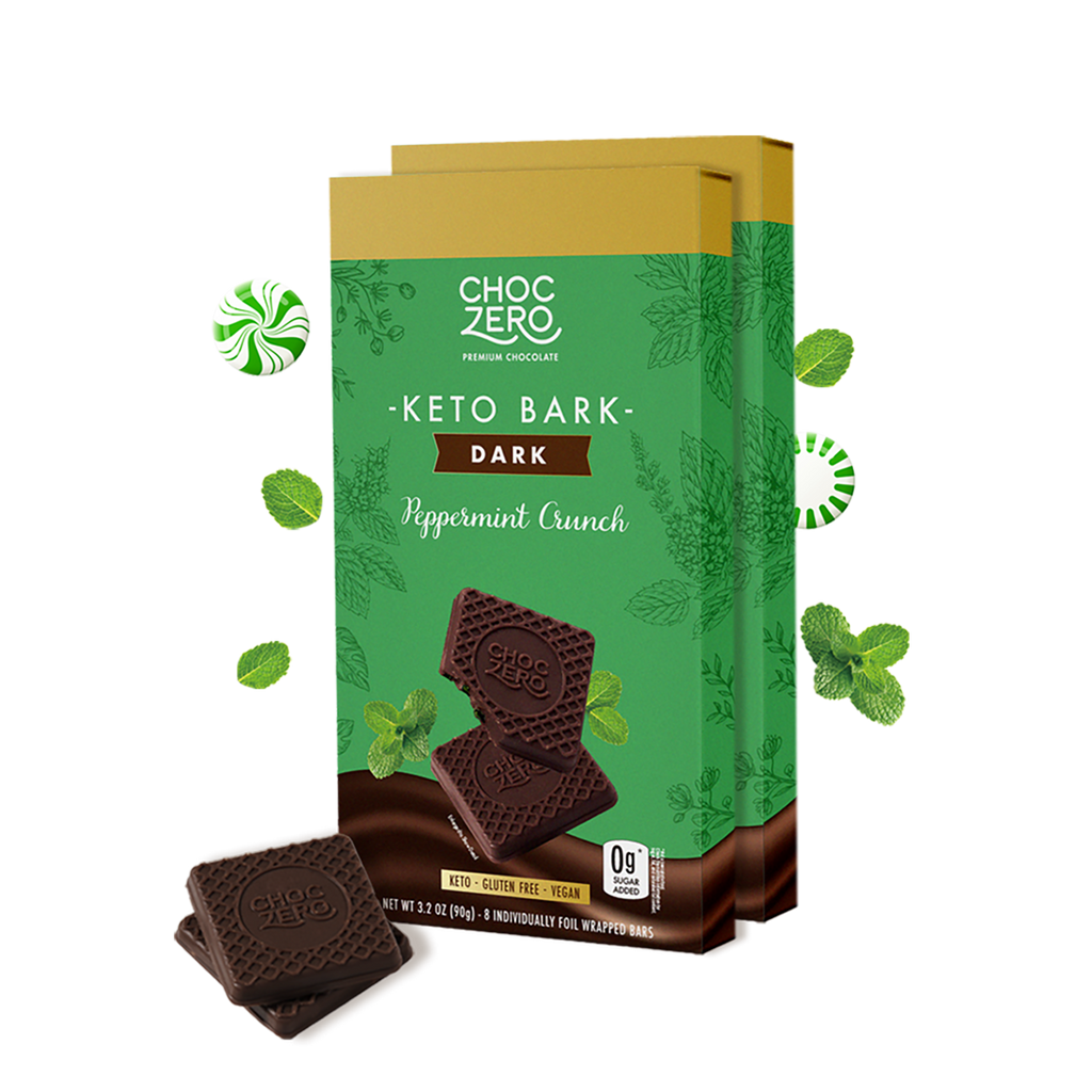Dark Chocolate Peppermint Bark - Sugar Free, Low Carb – ChocZero