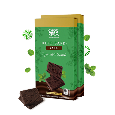 Dark Chocolate Peppermint Keto Bark