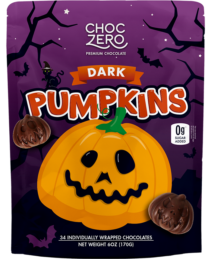 Dark Chocolate Vegan Halloween Pumpkins