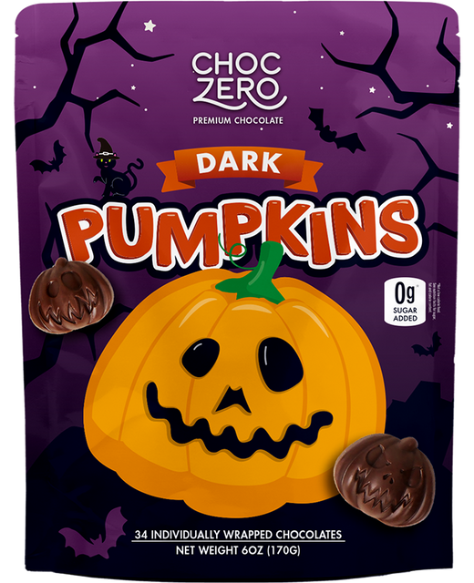Dark Chocolate Vegan Halloween Pumpkins
