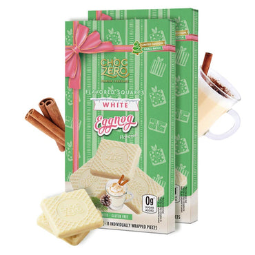 White Chocolate Eggnog Squares