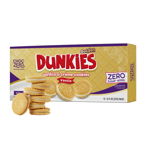 Gluten Free Vanilla Sandwich Cookies - Keto Golden Dunkies – ChocZero
