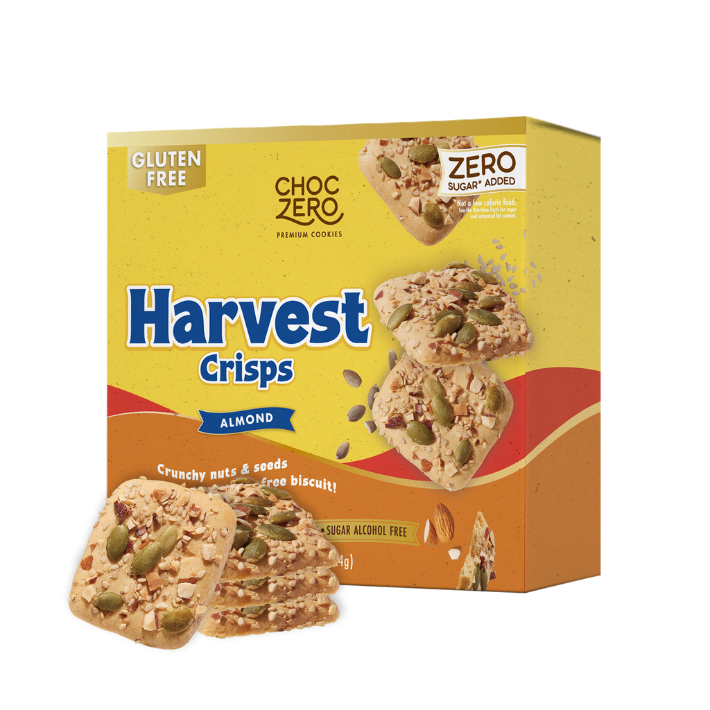 Harvest Crisps Almond Cookies – No Sugar Added, Low Carb & Gluten