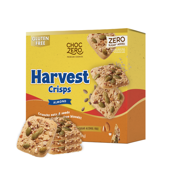 Harvest Crisps Almond Cookies – No Sugar Added, Low Carb & Gluten