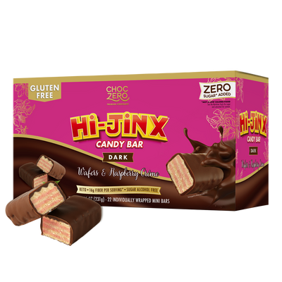 Hi-Jinx Dark Chocolate Raspberry Candy Bars