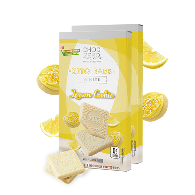 White Chocolate Lemon Cookie Keto Bark