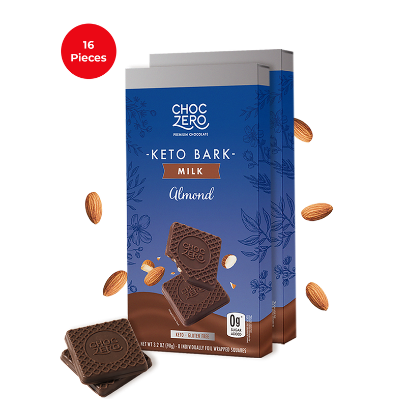 Milk Chocolate Almond Keto Bark