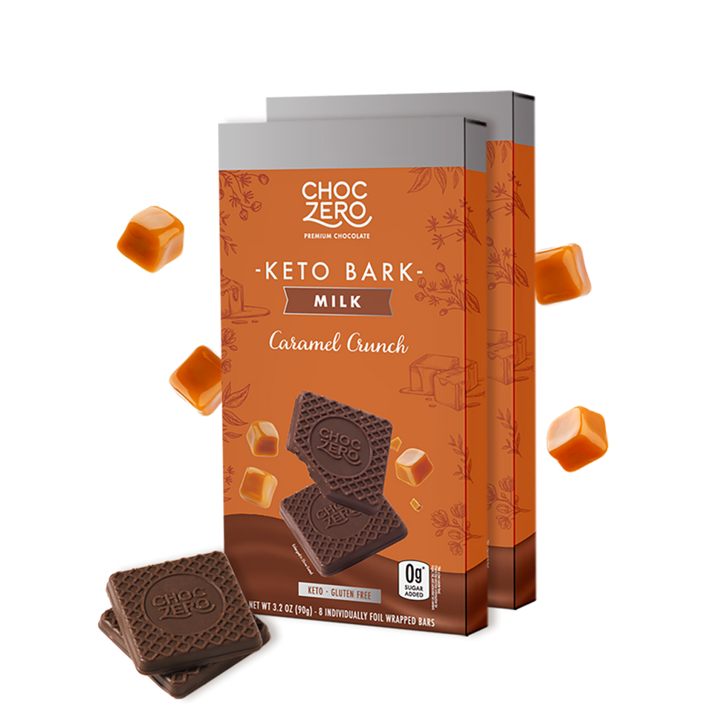 Keto Caramel Milk Chocolate Bark | Low Carb, Sugar Free – ChocZero