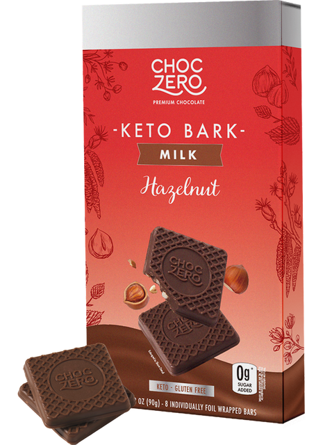 Milk Chocolate Hazelnut Keto Bark