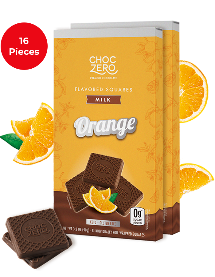 Milk Chocolate Orange Squares