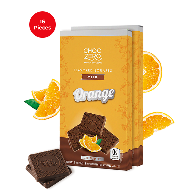 Milk Chocolate Orange Squares