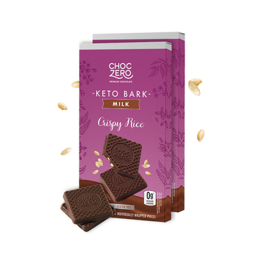 Milk Chocolate Crispy Rice Keto Bark