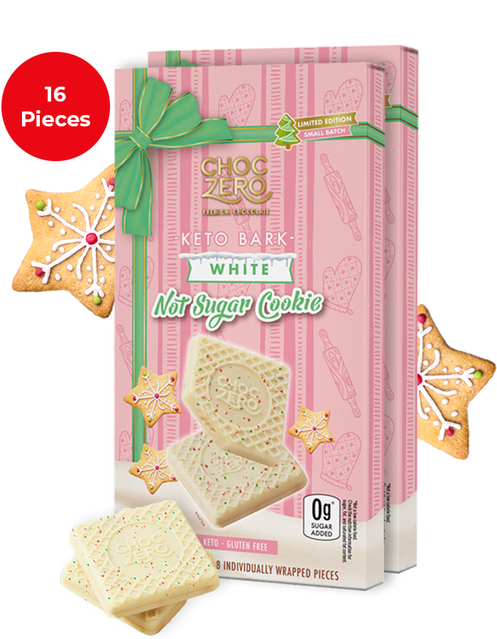 Not Sugar Cookie Christmas Keto Bark