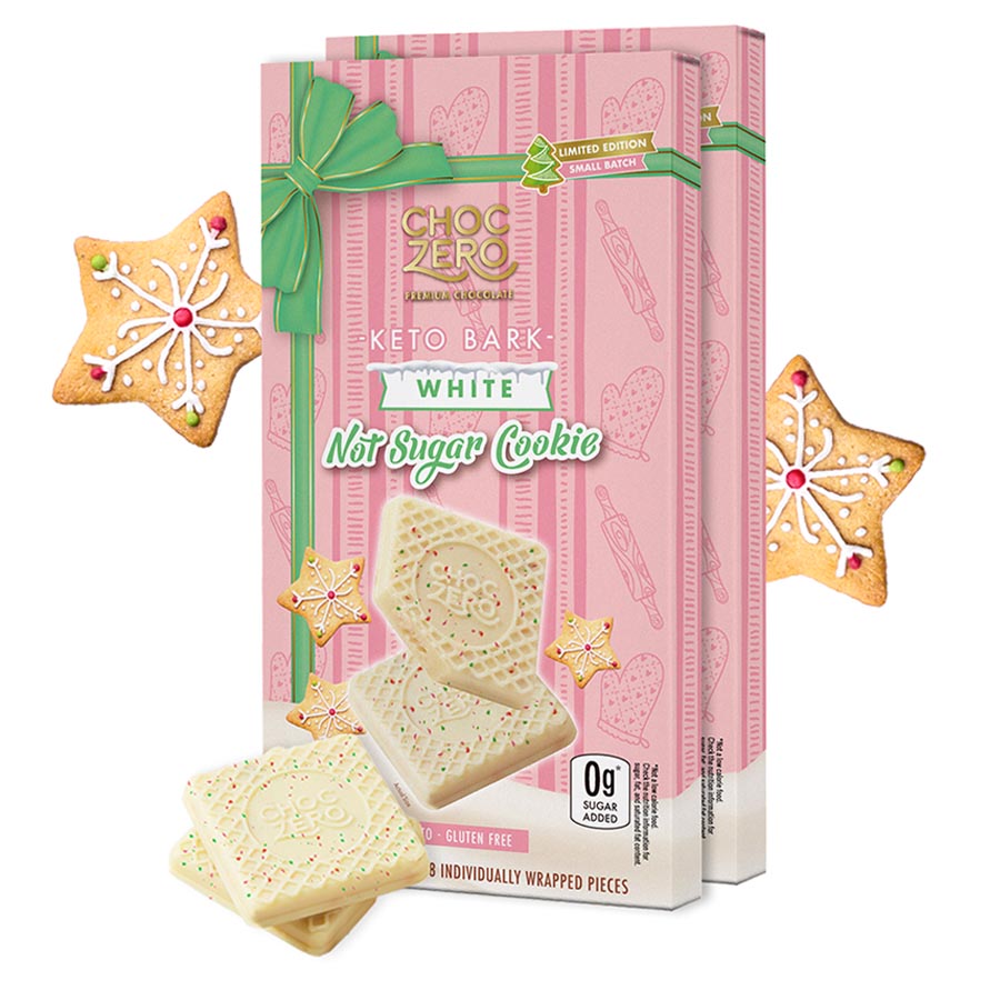 Sugar Free Cookie Christmas Candy Keto, Low Carb ChocZero