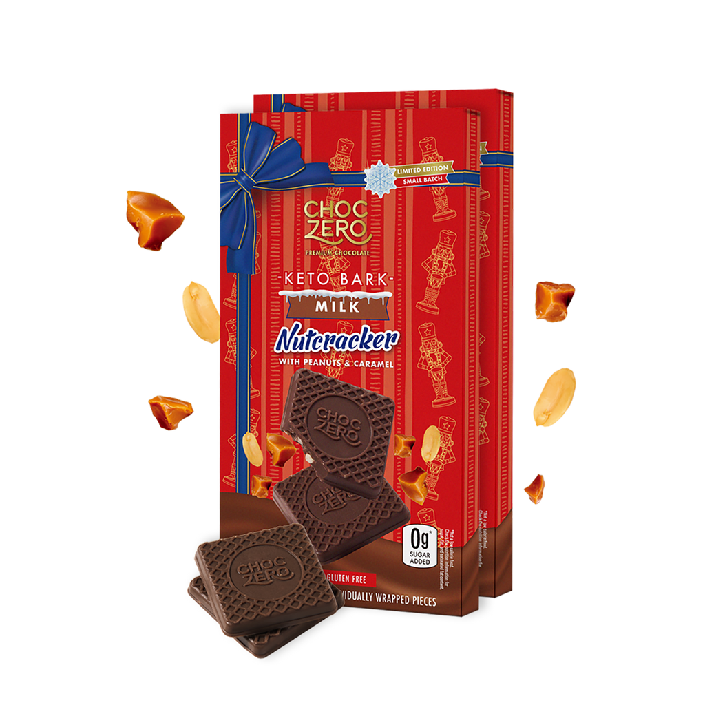 Milk Chocolate Nutcracker Keto Bark - Sugar Free, Low Carb – ChocZero