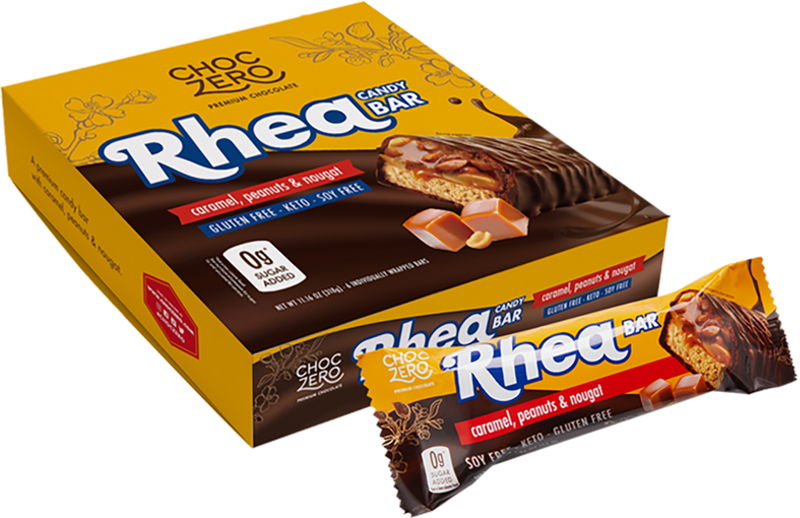 Full Size Peanut Caramel Rhea Candy Bars