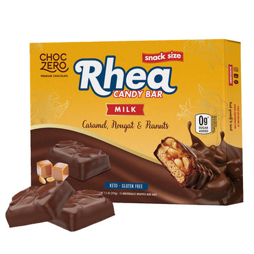 Snack Size Peanut Caramel Rhea Candy Bars