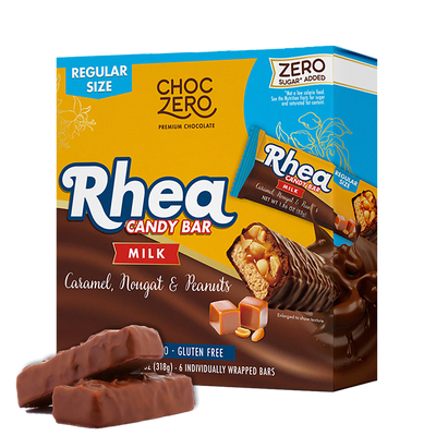 Full Size Peanut Caramel Rhea Candy Bars