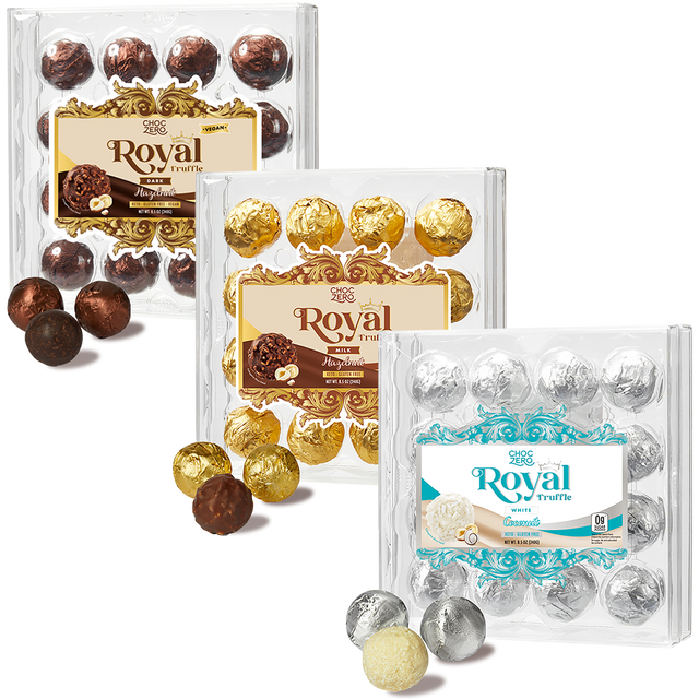 Royal Truffles Bundle – Dark, Milk & White Chocolate