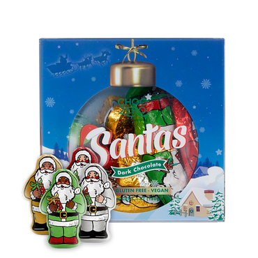 Dark Chocolate Santas