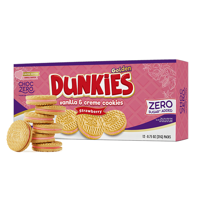 Dunkies Strawberry Sandwich Cookies