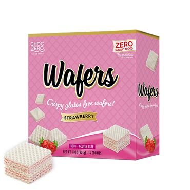 Strawberry Wafer Cookies