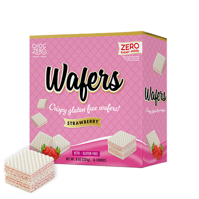 Strawberry Wafer Cookies