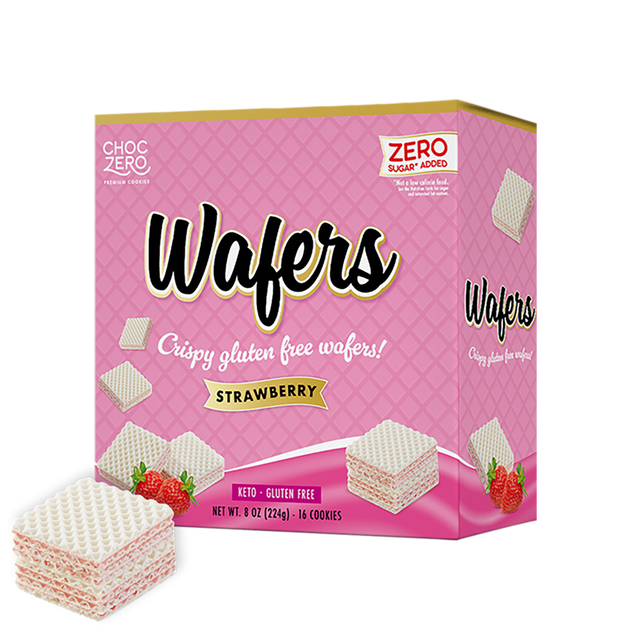 Strawberry Wafer Cookies