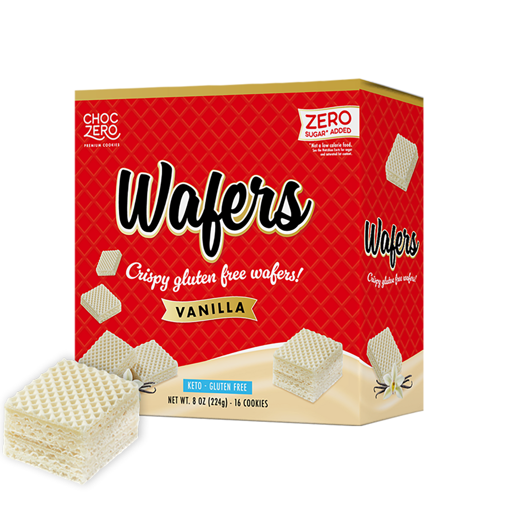 Gluten Free Vanilla Wafer Cookies - Keto Friendly, No Sugar Added