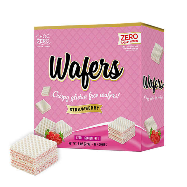 Strawberry Wafer Cookies