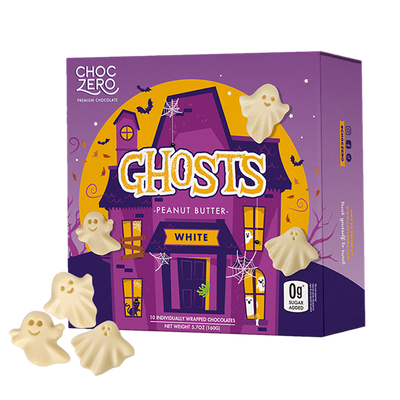 White Chocolate Peanut Butter Ghosts