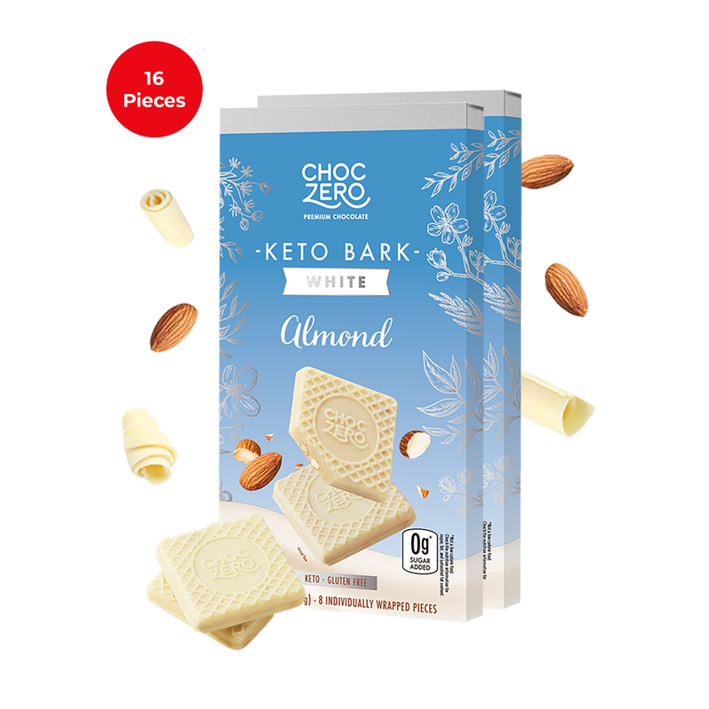 White Chocolate Almond Keto Bark