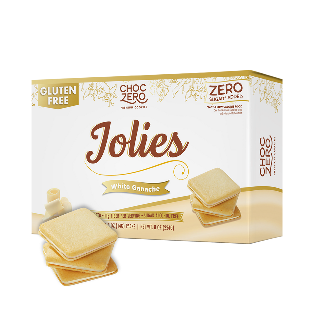 White Chocolate Jolies Cookies – No Sugar Added, Gluten Free
