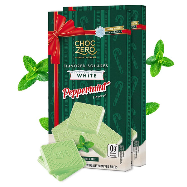 Keto White Chocolate Peppermint Keto Bark - Low Carb Christmas