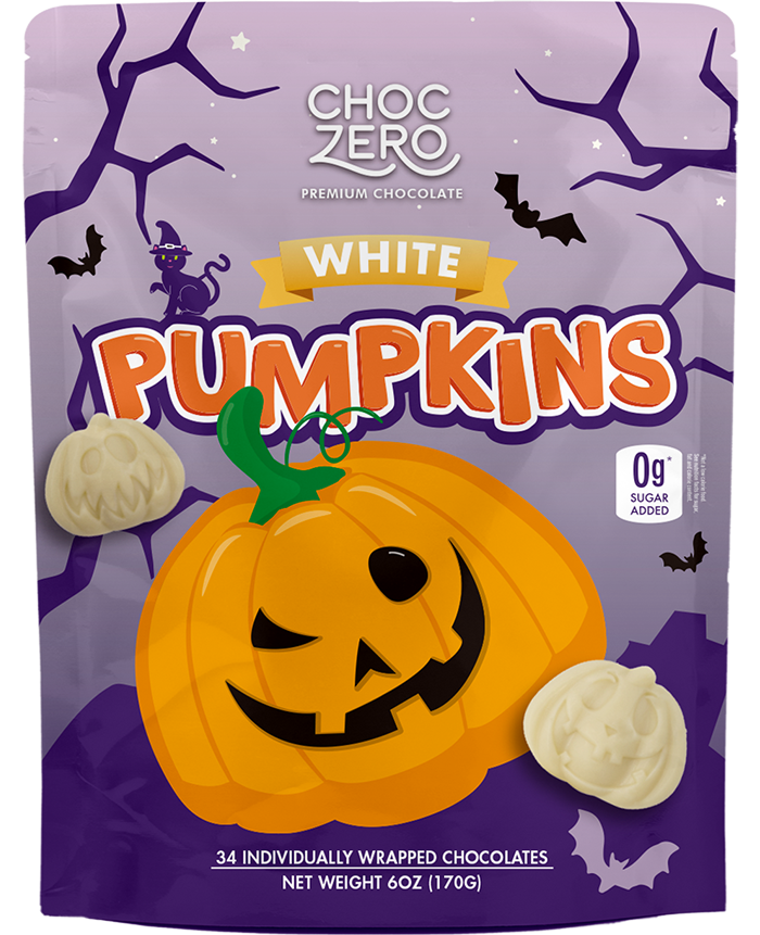 White Chocolate Halloween Pumpkins
