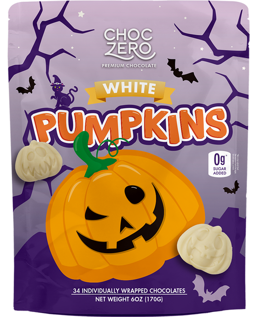 White Chocolate Halloween Pumpkins