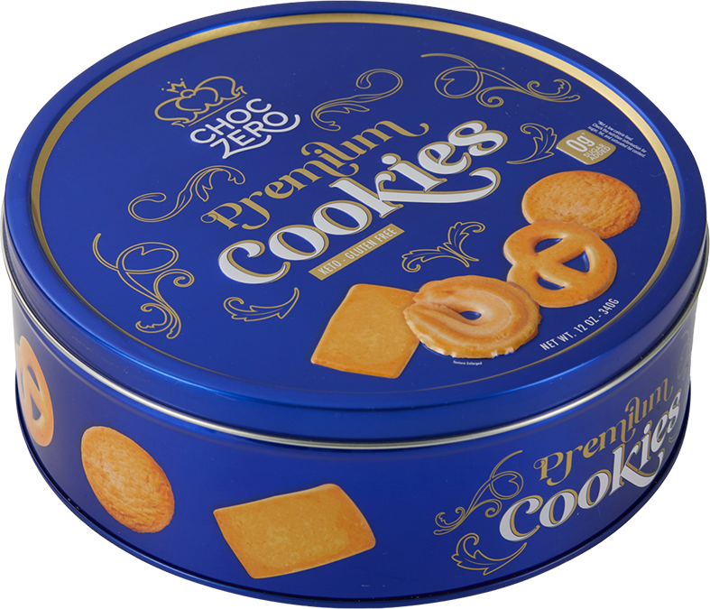 Keto Danish Butter Cookies - Sugar Free Shortbread Cookie Tin