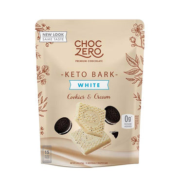 White Chocolate Cookies and Cream Keto Bark