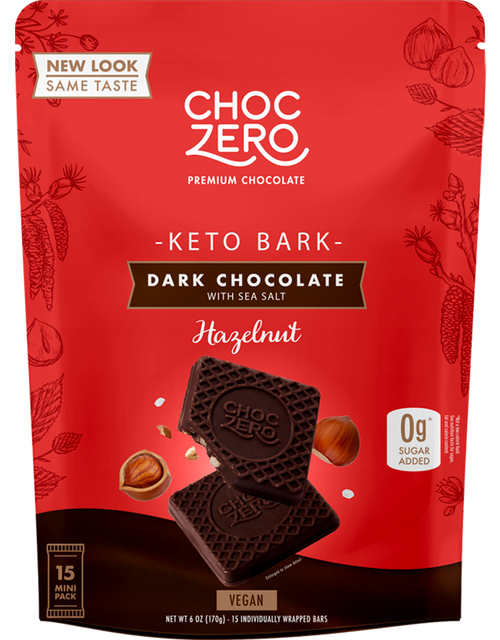 Dark Chocolate Hazelnut Keto Bark