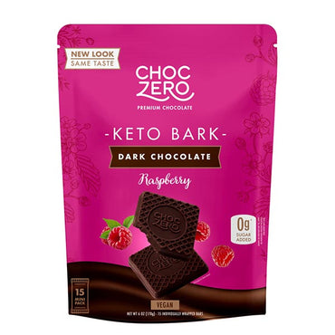 Dark Chocolate Raspberry Keto Bark