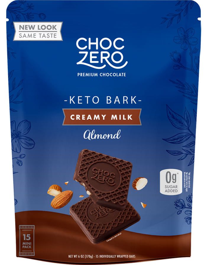 Milk Chocolate Almond Keto Bark