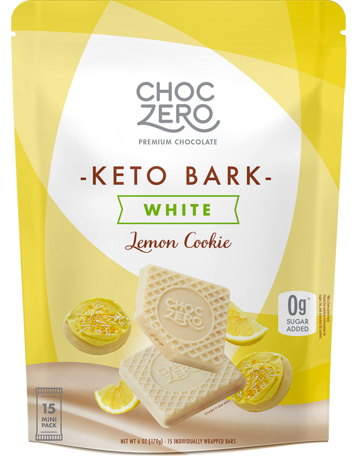 White Chocolate Lemon Cookie Keto Bark