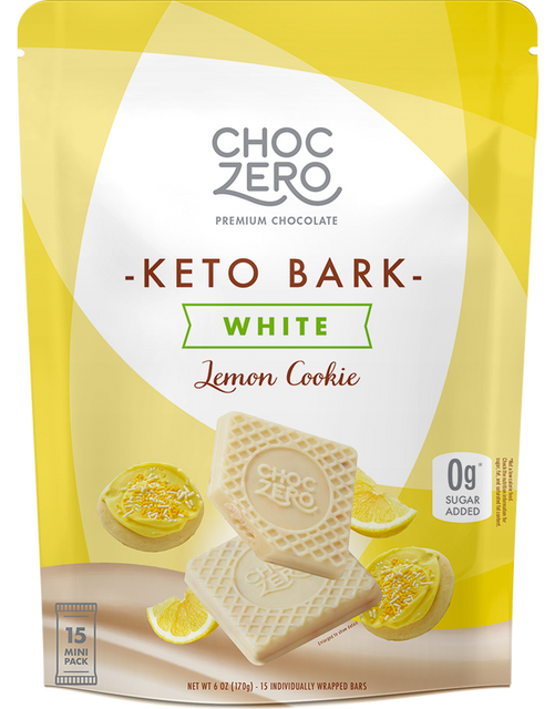 White Chocolate Lemon Cookie Keto Bark