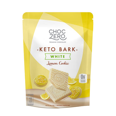 White Chocolate Lemon Cookie Keto Bark